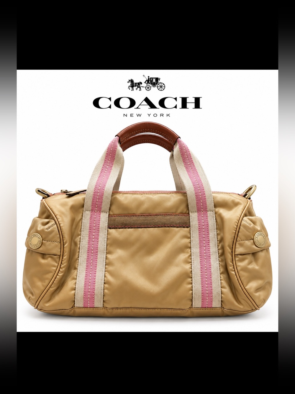 Vintage! COACH, the duffel travel bag!